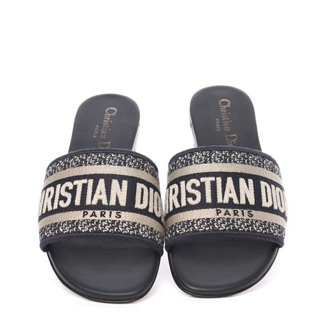 christian dior slides for men|Dior dway slide deep blue.